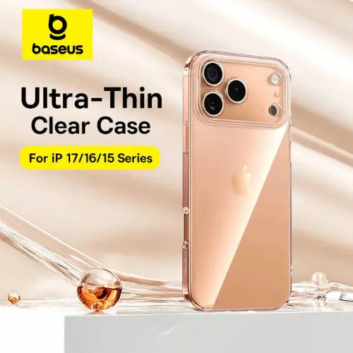 Baseus Simple Phone Case for iPhone 17 Series Clear Awais Mobiles