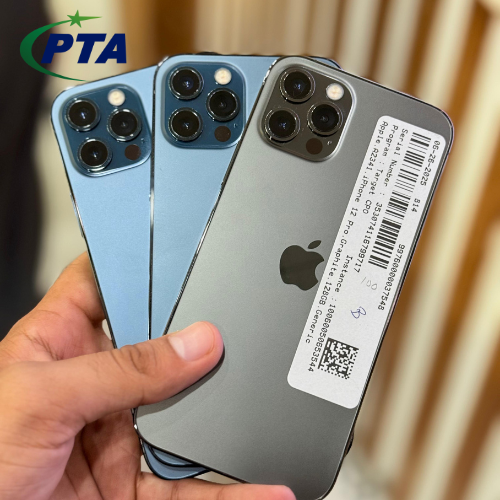 Apple iPhone 12 Pro – Original PTA Approved | Dual SIM (eSIM + Physical) | Used | 128GB/256GB Awais Mobiles