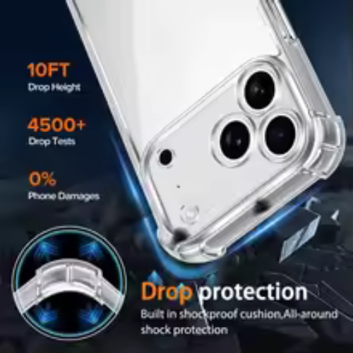 TPU Iphone 17 Series Case Crystal Clear Light Weight Shock Proof