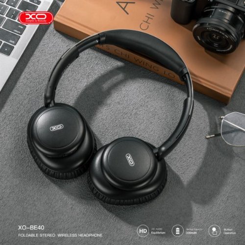 XO BE40 Wireless Bluetooth Headphones | Magic God Series – Black Awais Mobiles