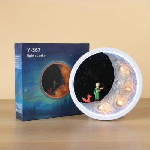 Y-567 Moon Star Lamp with Speaker RGB Lights Awais Mobiles