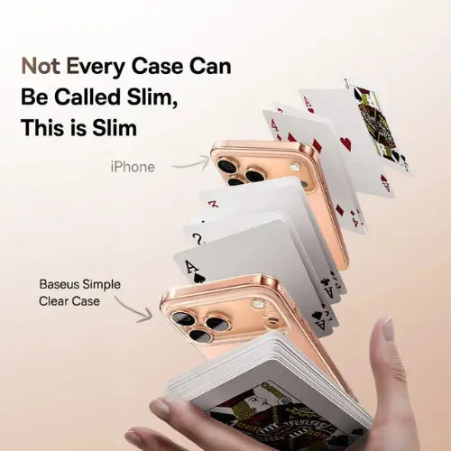 Baseus Simple Phone Case for iPhone 17 Series Clear Awais Mobiles