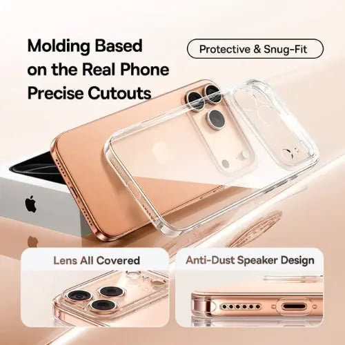 Baseus Simple Phone Case for iPhone 17 Series Clear Awais Mobiles