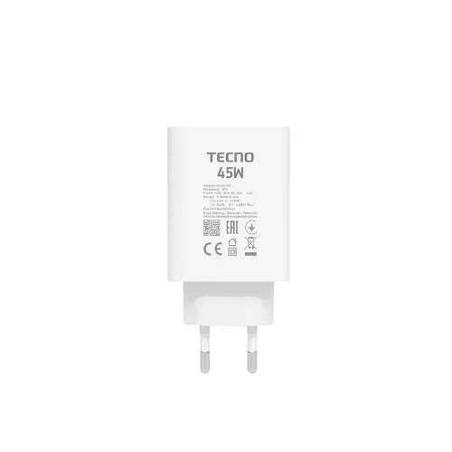 Tecno 45W Original Adapter Charger My Store