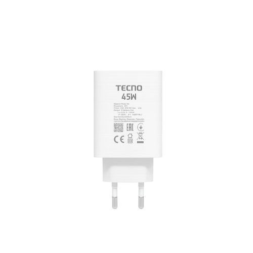 Tecno 45W Original Adapter Charger My Store