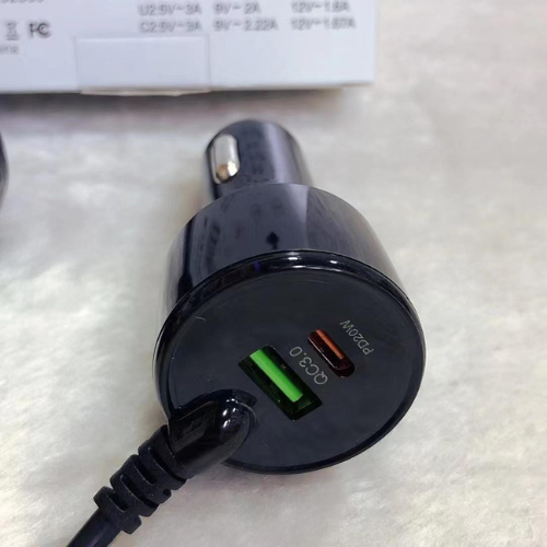 4-in-1 Fast Car Charger 76W | QC 3.0 Front & Rear Multi-Port Awais Mobiles
