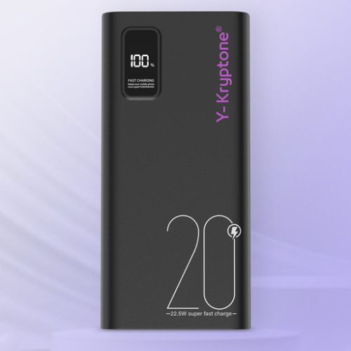 Y-Kryptone GT-23 20000 mAh 22.5W Powebank Awais Mobiles