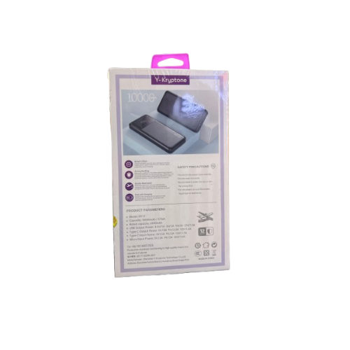Y-Kryptone 10000 mAh 22.5w Power Bank GT-11 Awais Mobiles